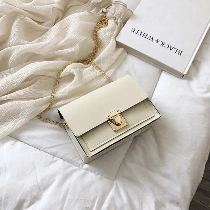 

New Fashion Luxury Chain Shoulder Bags Mini Crossbody Bags For Women Vintage High Quality Zipper Handbags Tote Female Travel