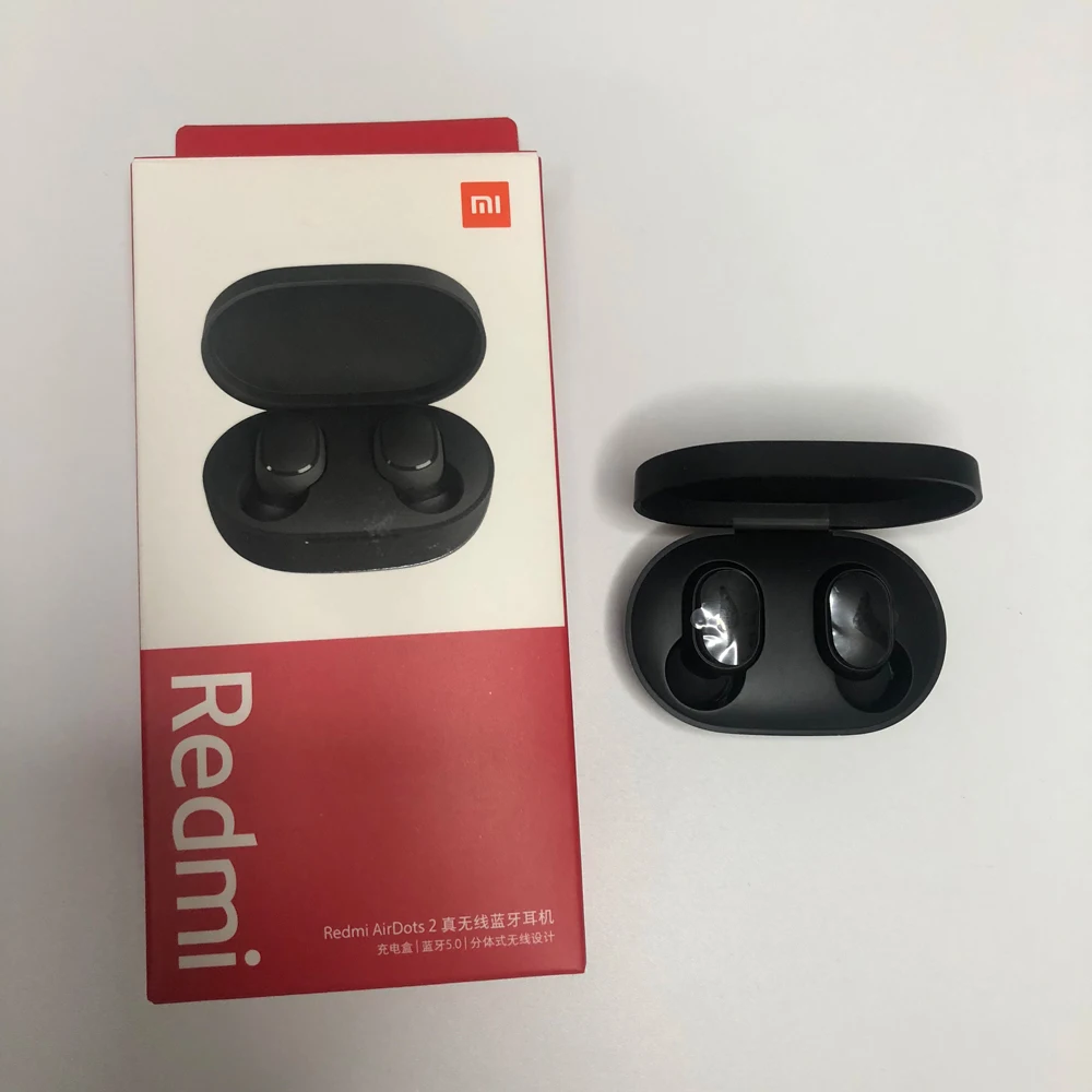 Xiaomi Redmi AirDots 2 беспроводные Bluetooth 5 0 redmi airdots2 Mi Ture наушники вкладыши стерео бас не