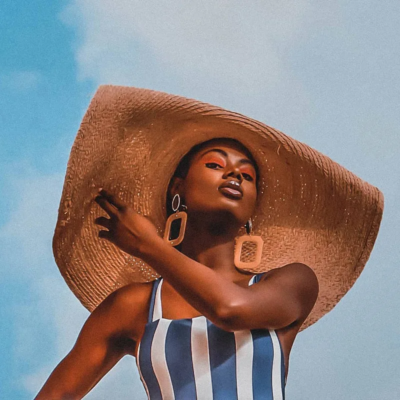 

2022 Super Large Straw Sun Hat For Women Fashion Vacation Beach UV Hats WideBrim Folded Panama Hats Women's Sun Hats