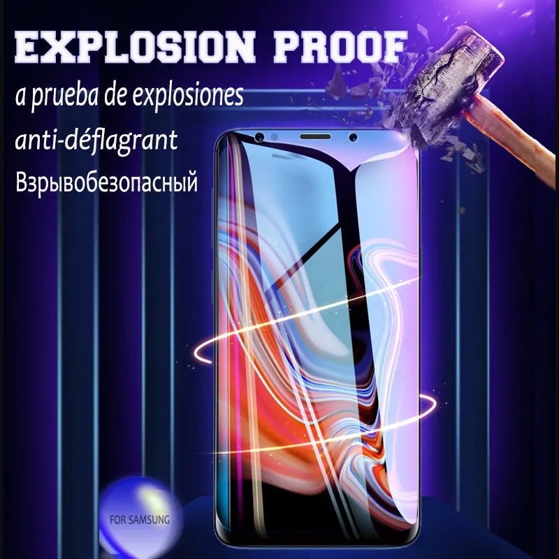 Закаленное стекло 9D с полным покрытием для iphone 11 Pro Max X XS XR Защитное экрана 6 6S 7 8 Plus