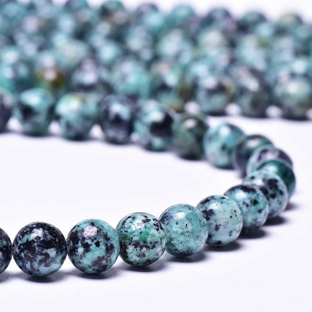Бусины из натурального камня и бирюзы Asingeloo в африканском стиле для изготовления