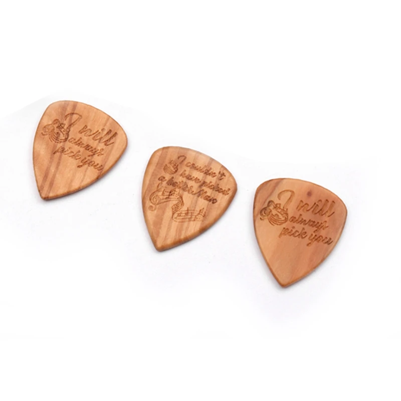 Хит HG гитарный ящик деревянный чехол для хранения гитарных медиаторов с 3