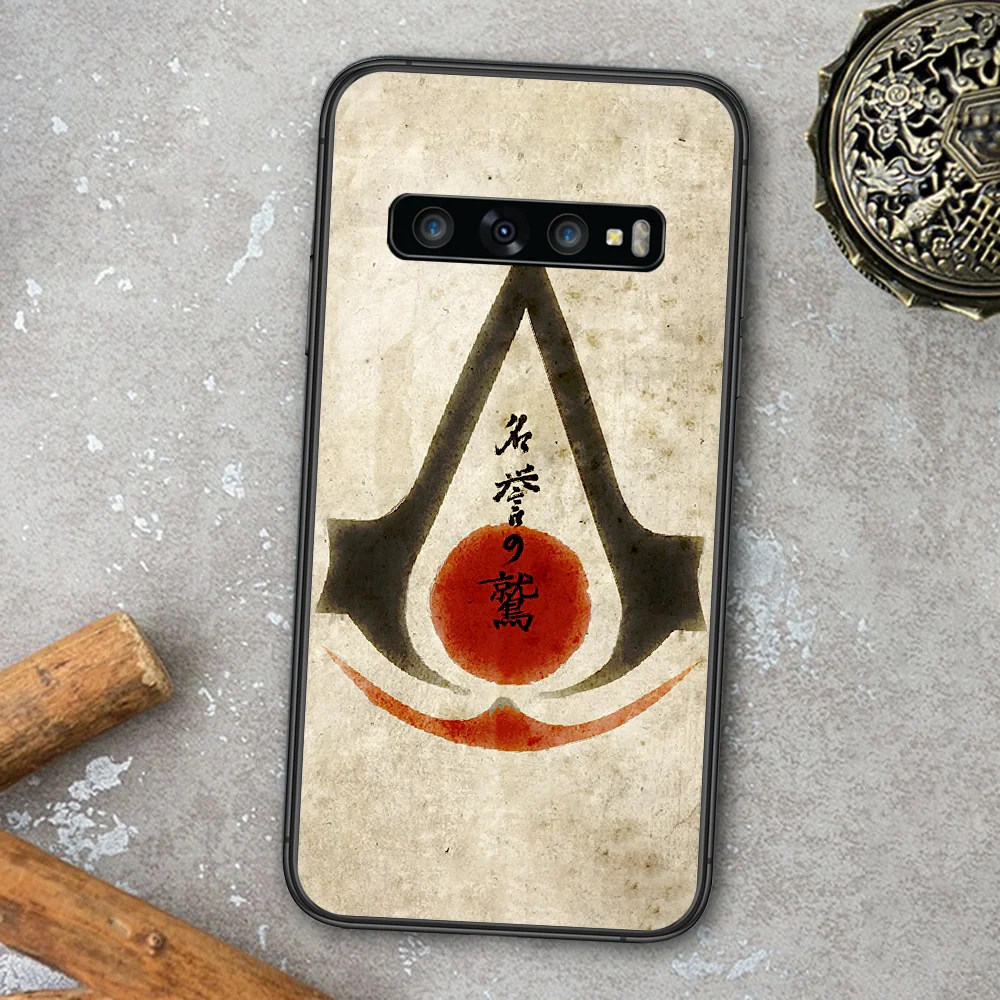 

Assassin's Creed Game Logo Phone Case For Samsung Galaxy Note S 8 9 10 20 Plus E Lite Uitra black Prime Silicone Hoesjes Tpu