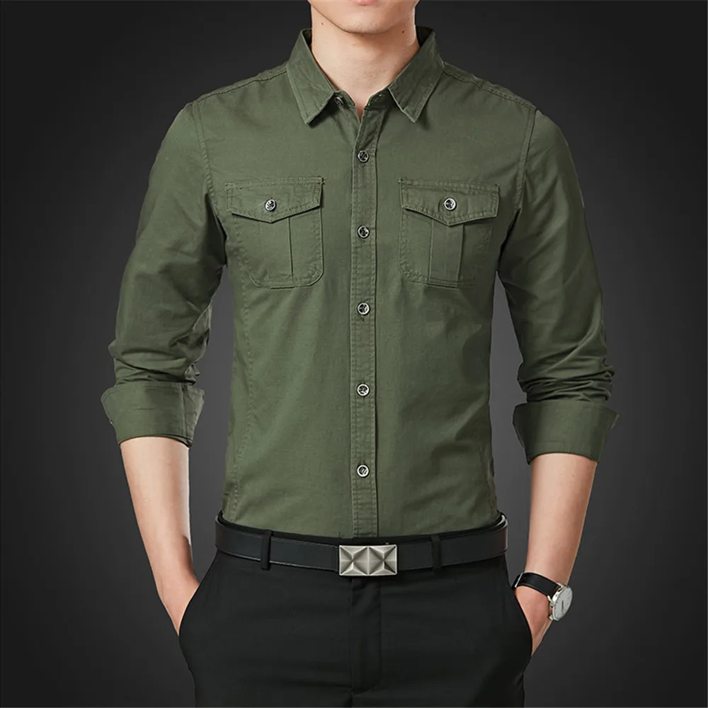 

Men's Quick Drying Comfortable Long Sleeved Printed Shirt Slim Fit Male Social Business Fashion Casual Dress Brand Clothing Soft