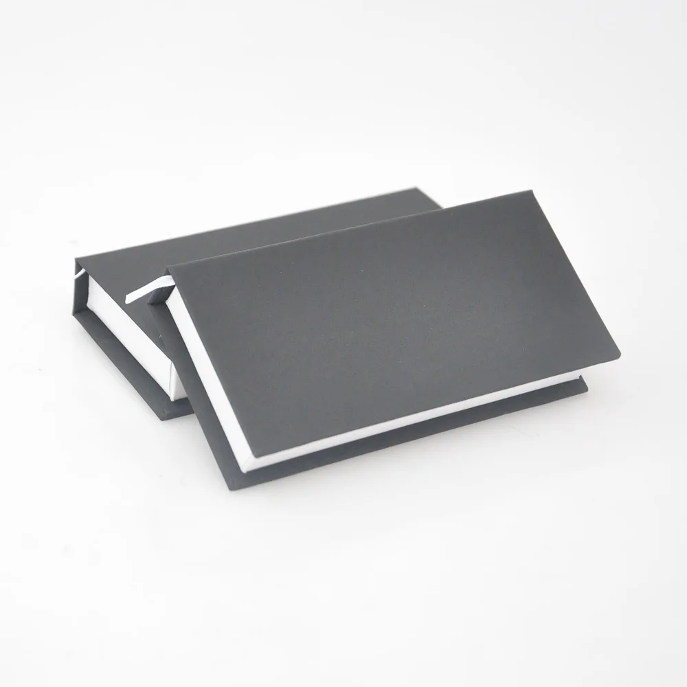 

Wholesale eyelash packaging box lash boxes package custom rectangle black white mink lashes makeup case vendors fast shipping