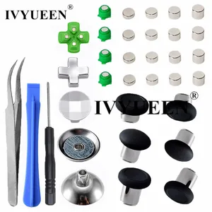 Магнитный аналоговый стик IVYUEEN, набор кнопок Dpad для Sony Dualshock 4 PS4 Pro, тонкий контроллер