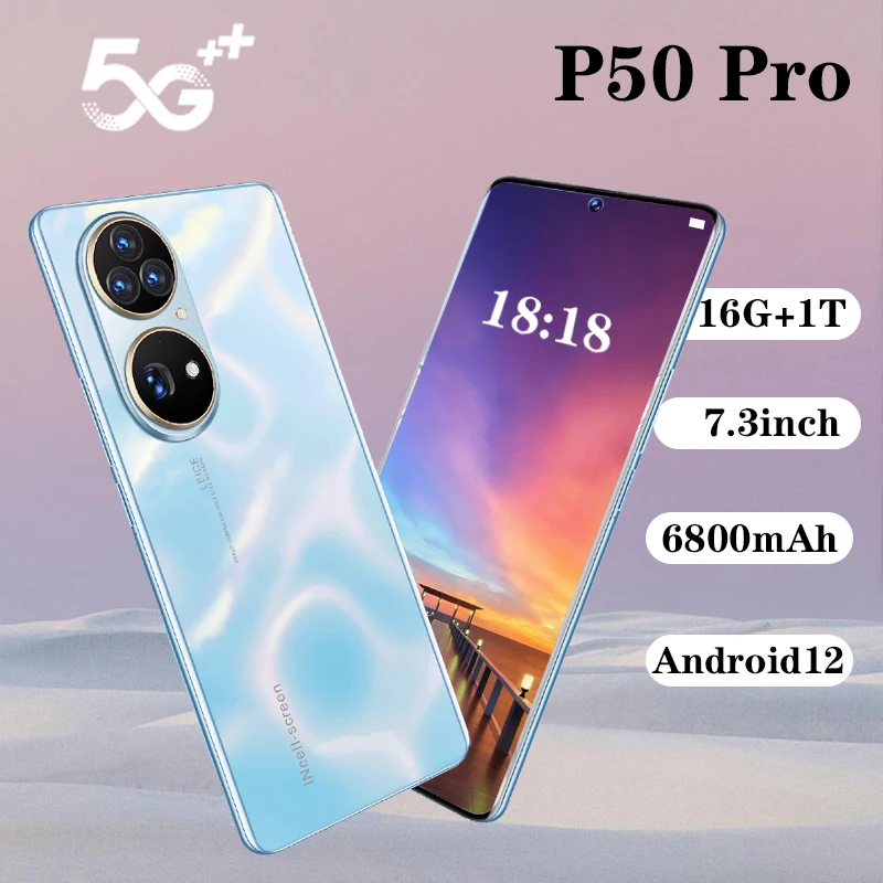 

Смартфон P50 Pro, 16 ГБ, 1T, 64 мп, 6800 мАч