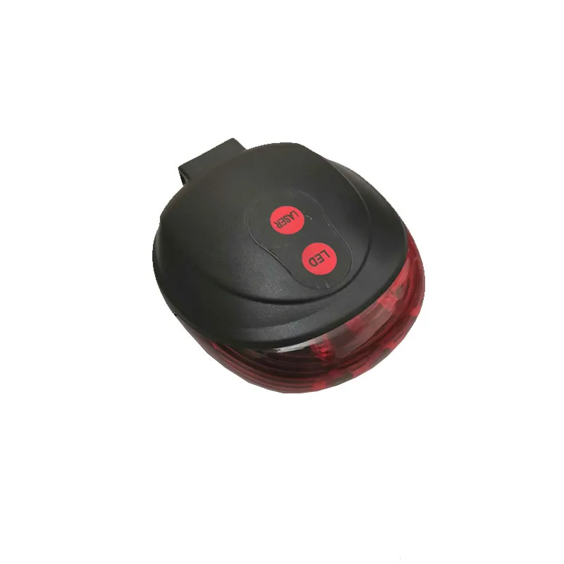 Bicycle Cycling Lights 5 LED 2 Lasers Bike Light Safe Taillight Night Rear Flashlight MTB Tail | Спорт и развлечения