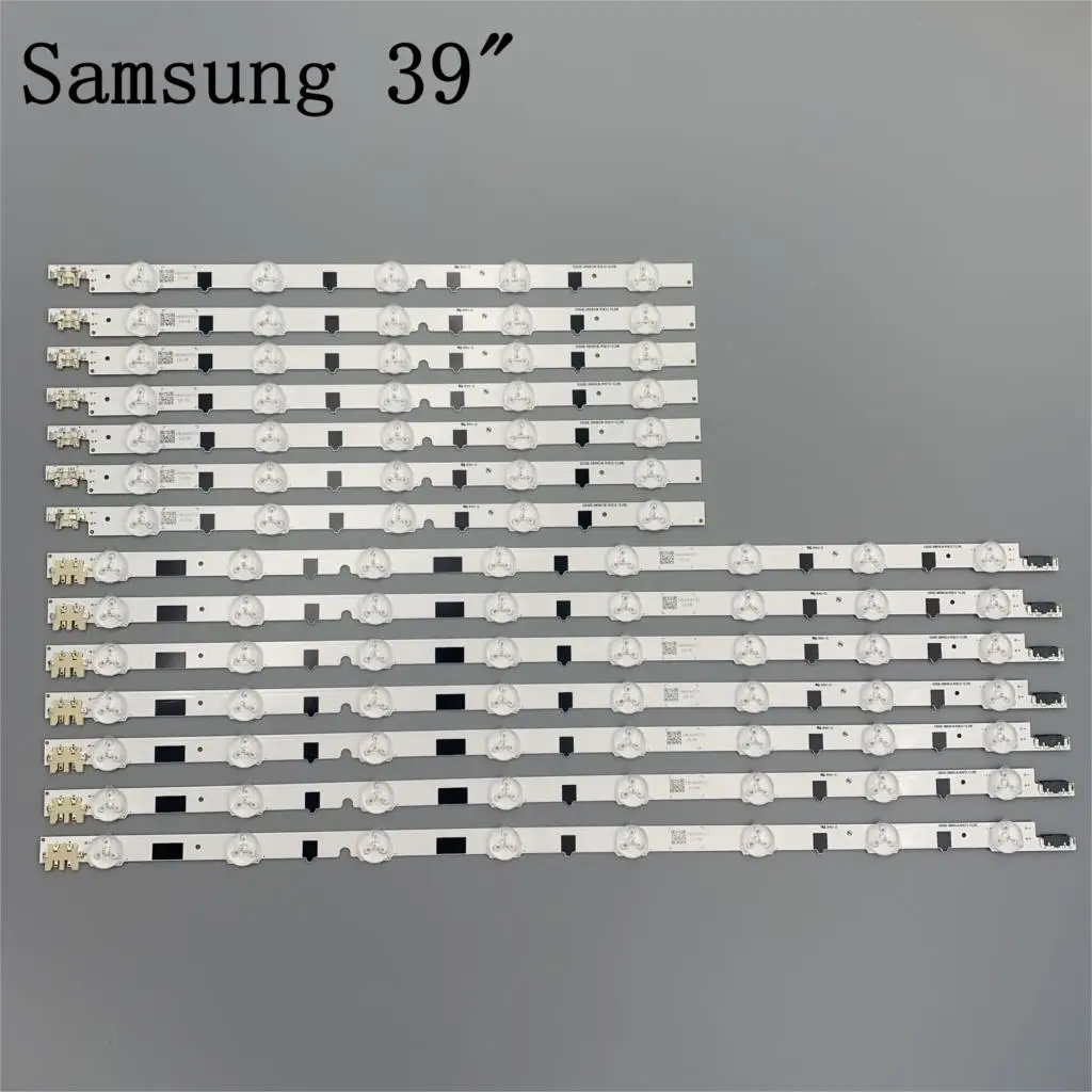 14pcsset led backlight strip for samsung 2013svs39f l 8 r 5 ue39f6800 ue39f5370 ue39f5030 ue39f5300ak ue395000ak hf390bgm c1 free global shipping