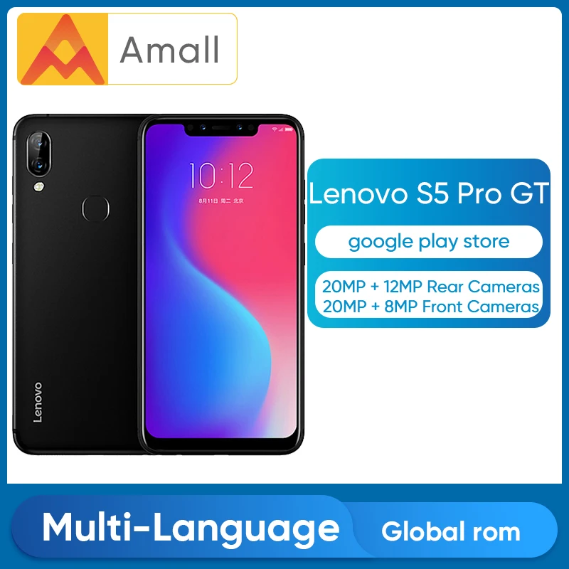 Смартфон Lenovo S5 Pro GT L58091 Восьмиядерный процессор Snapdragon 660 6 2 дюйма 4G LTE