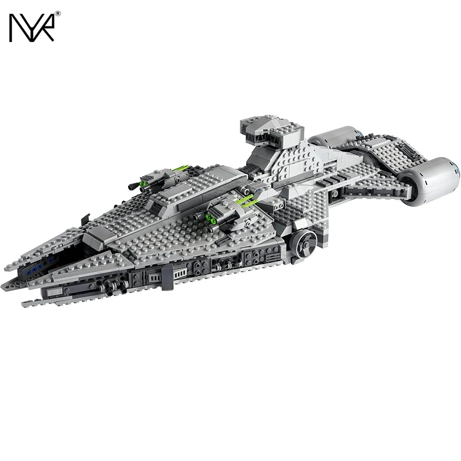 

Совместимые строительные игрушки NYR Imperial Light Cruiser 75315 для детей, 5 фигурок, кирпичи, 1336 шт., подарок на день рождения и Рождество для детей
