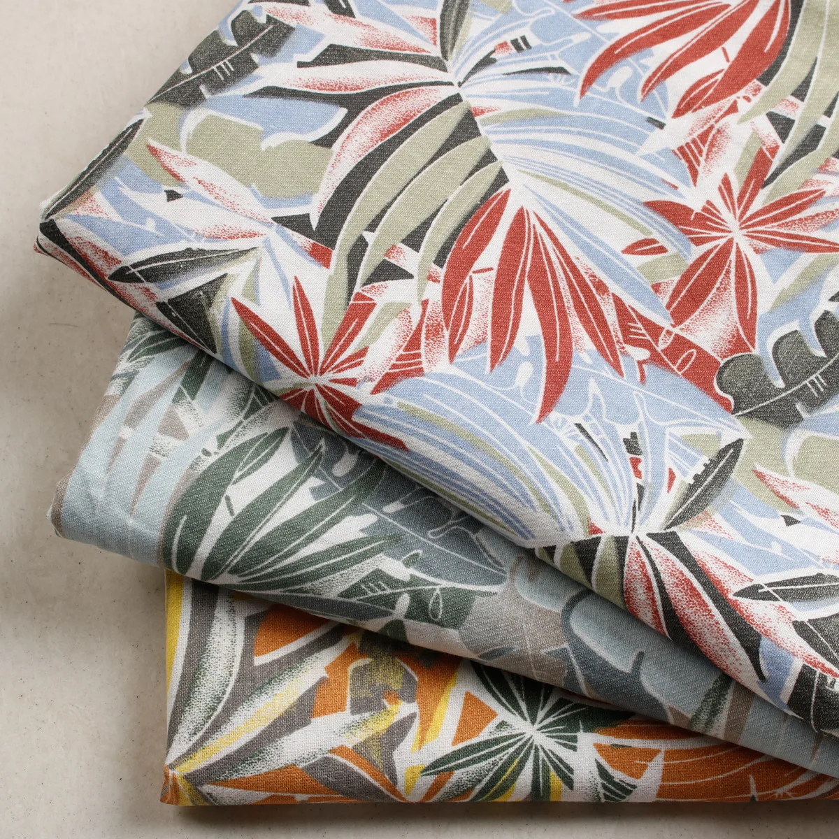 Новинка весны 2020 хлопковая ткань с принтом в гавайском стиле для отдыха на море