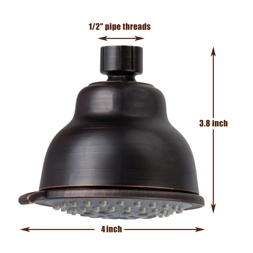 

High Pressure Shower Head Anti-leak Anti-clog 5 Function Chrome Shower Head - Shower Even at Low Pressure and Water Flow