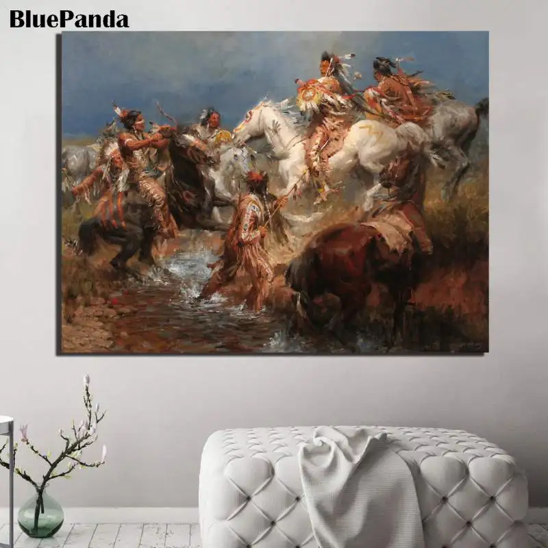 City Soldier War Canvas Painting Oil Print Poster Wall Art HD Picture For Living Home Bedroom Decoration | Дом и сад