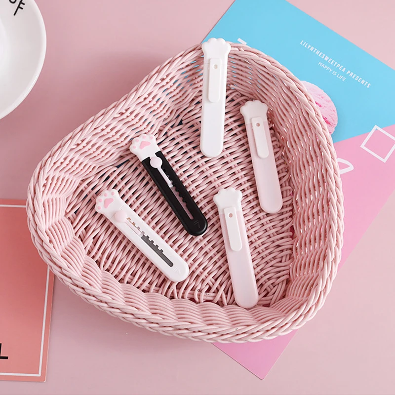 

Миниатюрный карманный резак для бумаги в виде кошачьей лапы, 1 шт., резак многофункциональный нож