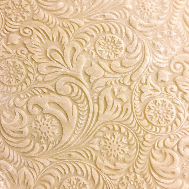 Новый стиль Рождество тиснение Скалка выпечки печенье фондан пирог теста