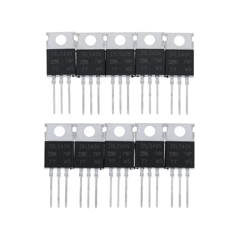 

10 шт. MOS полевой эффект транзистор новый IRL540 IRL540N силовой MOSFET TO-220