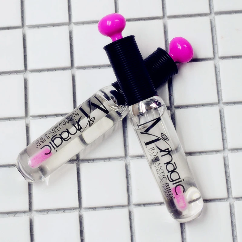 2020 романтичная птица Новинка Прозрачный меняющий Цвет Блеск для губ натуральная