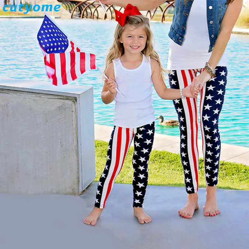 Одежда для мамы и дочки семейная одежда одинаковые комплекты одежды всей штаны