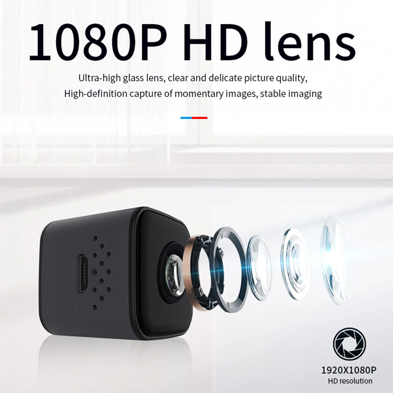 Мини камера Q28 1080P DV микро ночного видения для домашней системы безопасности веб с