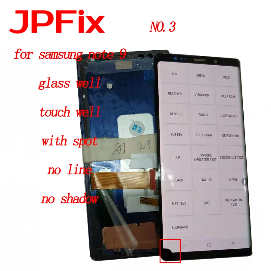 ЖК дисплей JPFix Super AMOLED для Samsung Galaxy Note 9 N960 N960F N960D N960DS кодирующий преобразователь