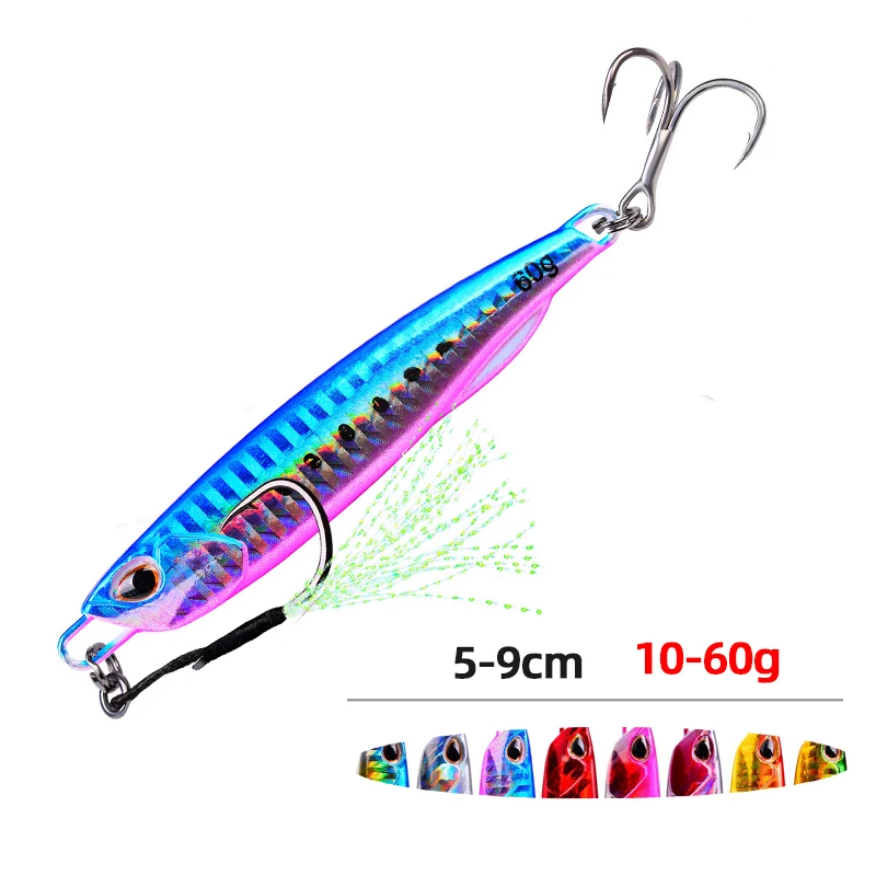

1pcs Crankbaits Fishing Lures Bass Fishing Bait Weights 10g-60g Fish Metal Jigs Lures Long Shot Isca Artificial Jigging Lure