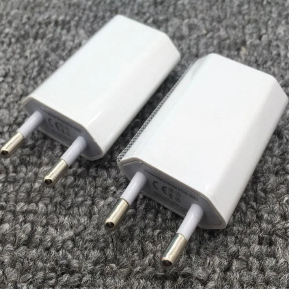 USB настенное зарядное устройство адаптер 5 в 1A один порт быстрое гнездо для iPhone