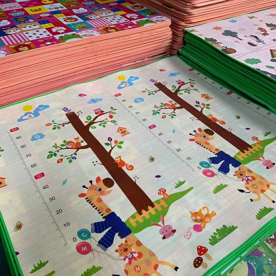 Разноцветный дизайнерский детский игровой коврик экологически чистый EPE