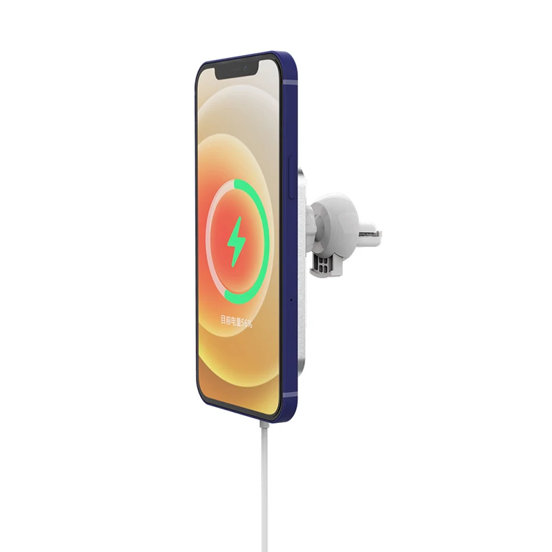 

15W Magnetic wireless charger car stand For iPhone 12 11 Samsung S8 S9 S10 S8+ S9 Fast Charger Air Vent / Sucker magsafe