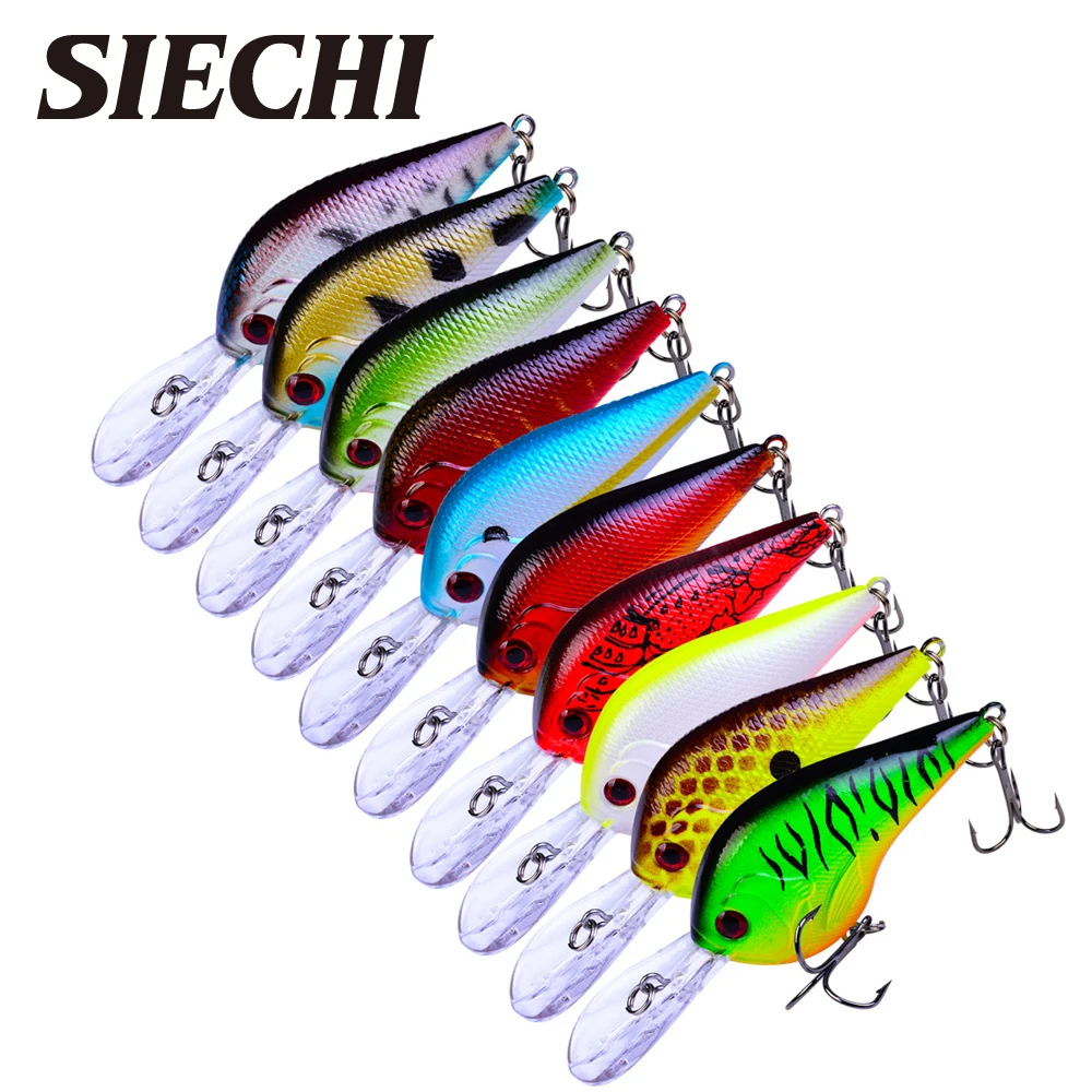 1 шт. рыболовные приманки воблеры 10 11 г-0 36 oz/9 5 см-3 74 &quot10 цветов Пластик приманка