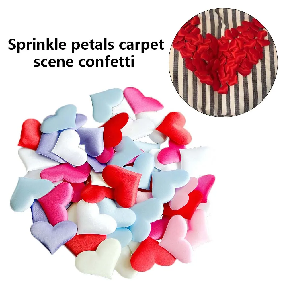 Губка в форме сердца декоративное трехмерное Персиковое сердце конфетти цветы