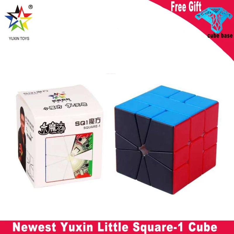 

Yuxin Little Magic Square-1 Magnetic With Black SideStrange Shape SQ1 Puzzle Square Magic Cube Education Toys For Children