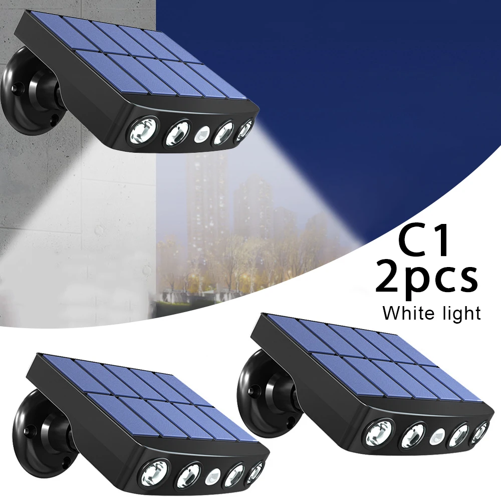 

Solar Lamp Waterproof LED Light Outdoor Home Garden Lawn Garden Wall Lamp Rural Outdoor Lighting Sensor Street Lights