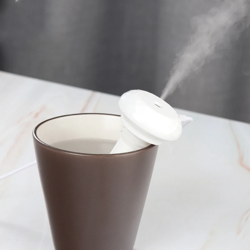 Портативный ультразвуковой увлажнитель воздуха белый регулируемый по высоте USB