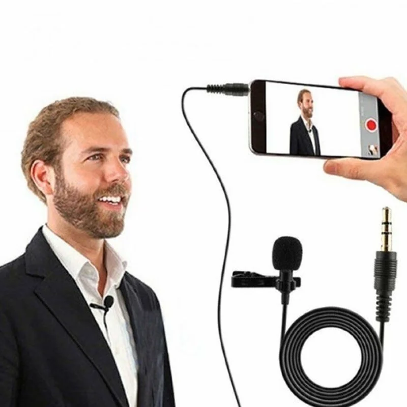 

Microfone Lapela Profissional Lavalier Gamer Celular Live Youtuber