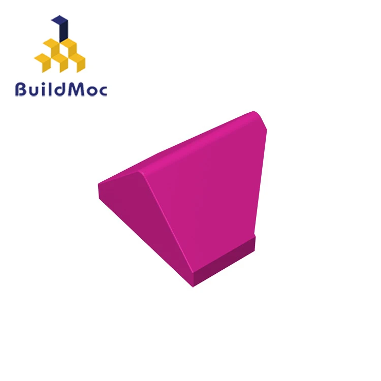 BuildMOC совместимый высокотехнологичный 3049 склон 45 2x1 для строительных блоков