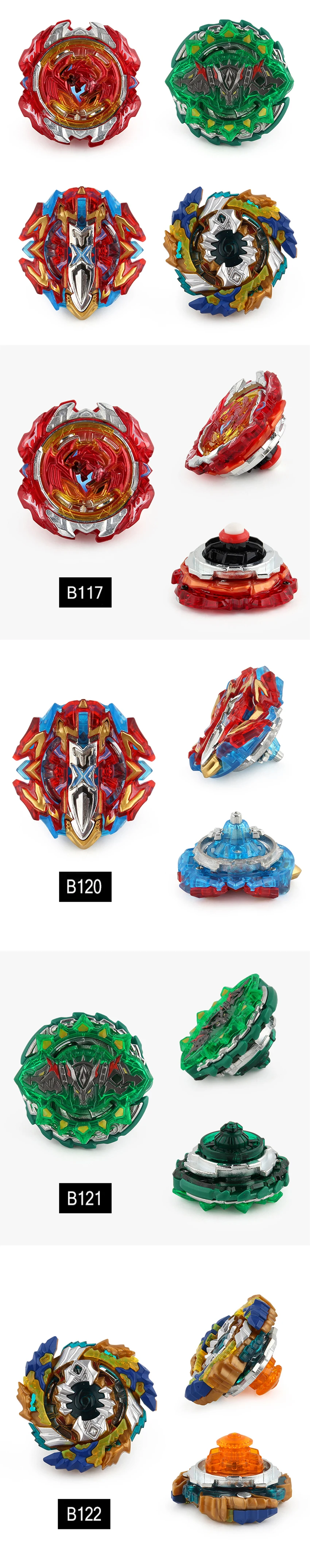 Новые 4 шт. Bayblades Burst Box держатель Beyblades Popper 4D Fusion Metal Arena битва Классические игрушки B104 B105 B106 B120 оригинальная коробка