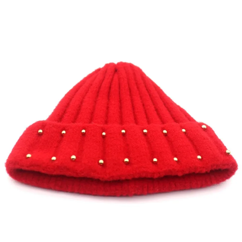 Новые Вязаные модные облегающие шапки ditposible женские зимние шапка полосатая |