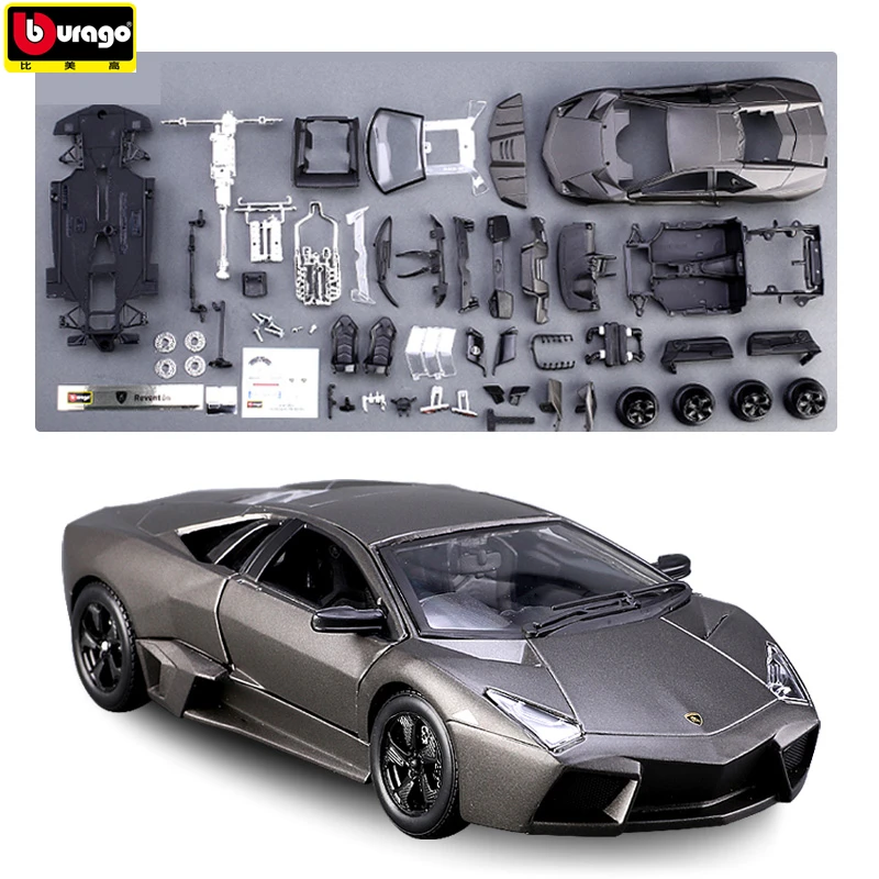 

Bburago 1:24 Lamborghini 8 styles Assembled car simulation alloy car model crafts decoration collection toy tools