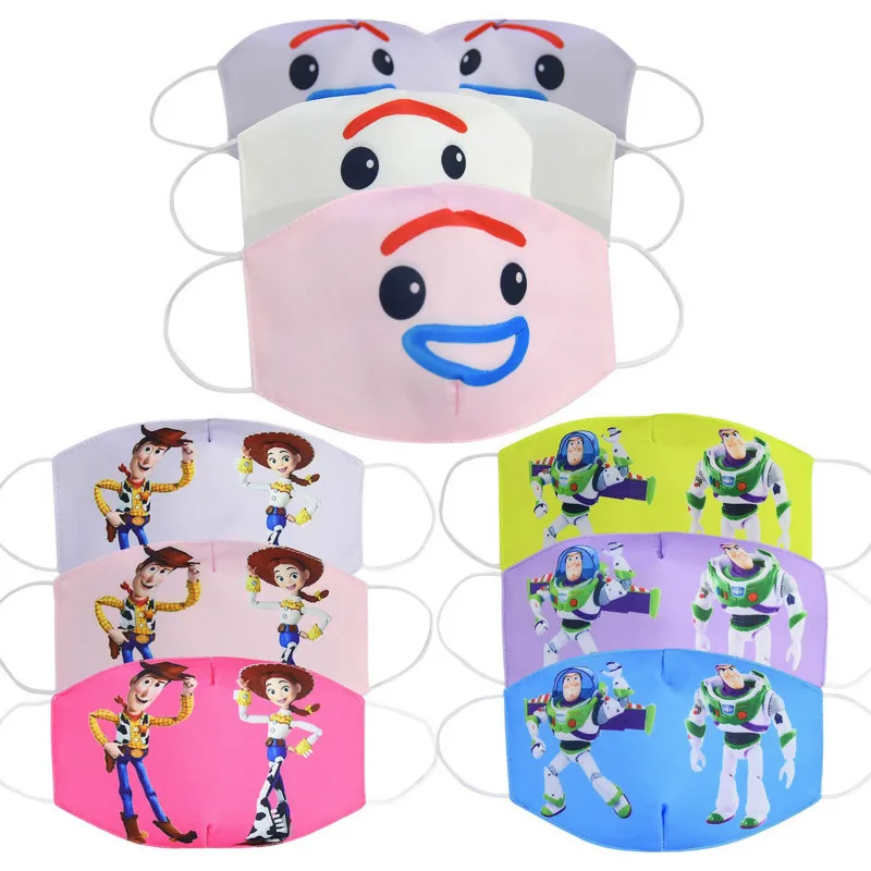 Disney Toy Story Buzz Lightyear детская маска Пыленепроницаемая Дымчатая и дышащая хлопковая
