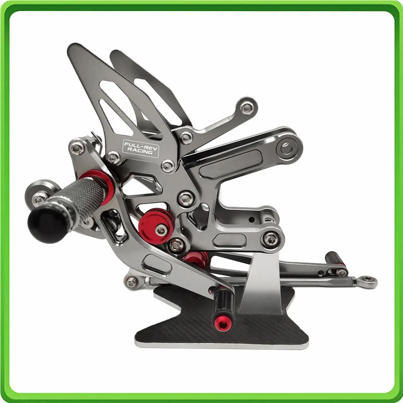 Регулируемые задние комплекты задняя подставка для ног педаль Yamaha YZF-R6 2006 2007 2008 2009