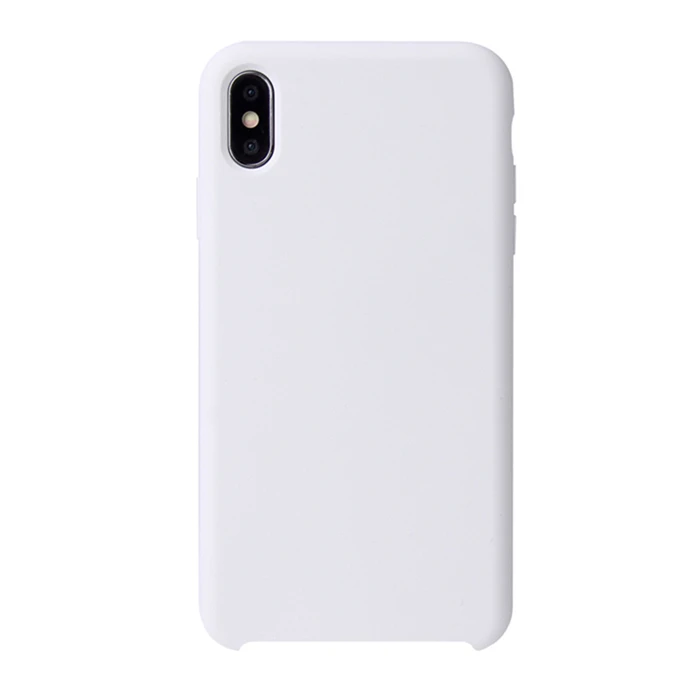 6-White G чехол, Модный Чистый жидкий силиконовый чехол для телефона для iPhone X, iPhone Xs, мягкий чехол для телефона для iPhone XR, iPhone XS MAX, чехол для телефона - Цвет: 6-White