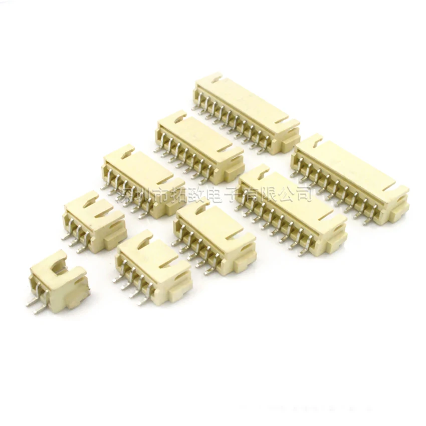 

100pcs/Lot XH2.54 SMT Pin Heder Socket/Jack Connector 2.54mm Horizontal-Type 2P/3P/4P/5P/6P/7P/8P/9P/10P
