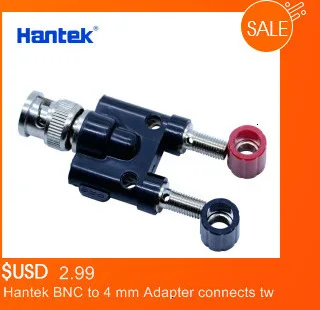 Hantek HT18A крокодил зажим 2 шт. Большой дельфин Электрический Зажим Аллигатор для цифровой USB автомобильный осциллограф инструменты аксессуары