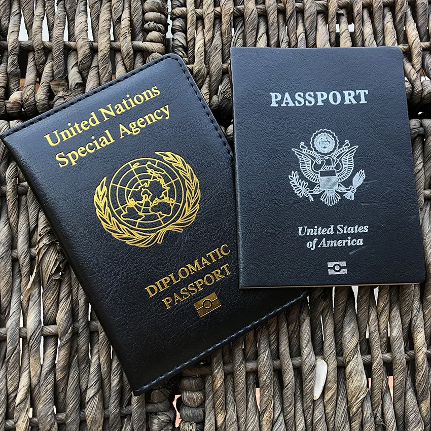 

United Nations Diplomatic Passport Cover Black