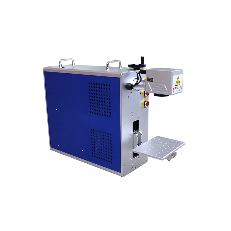 Мини Все в одном волоконный лазер маркировочная машина супер-лазер Max Raycus