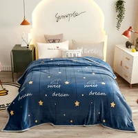 dream high quality thicken plush bedspread blanket 200x230cm high density super soft flannel blanket for the sofabedcar ssxy