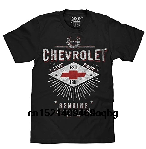 2018 летняя Новинка Chevrolet Live быстрая Лицензионная футболка Повседневная Уличная