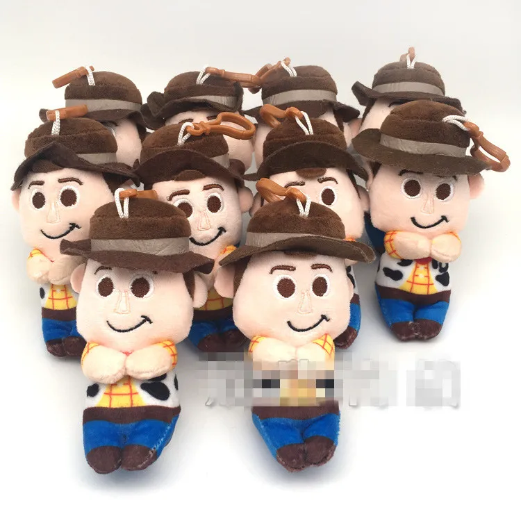 20 шт./лот 12 см Плюшевые игрушки История 4 Вуди и Джесси Buzzy куклы peluches брелок pelucia
