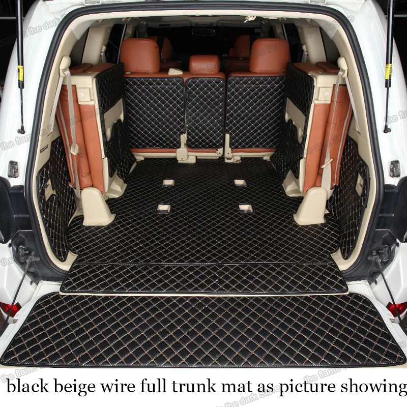 Кожаный коврик Lsrtw2017 для багажника автомобиля подкладка груза Toyota Land Cruiser 2009 2010 2011